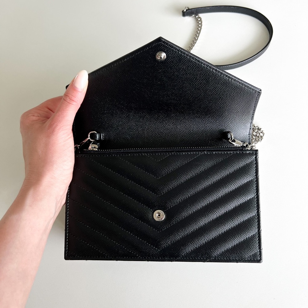 Saint Laurent Cassandre Leather Shoulder Bag - Picture 9 of 15